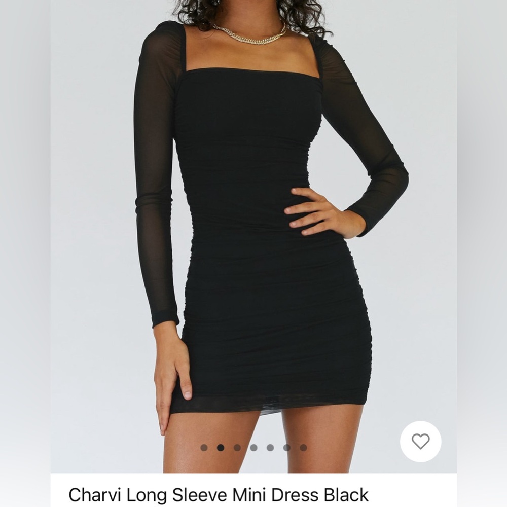 Black Mini Dress Princess Polly